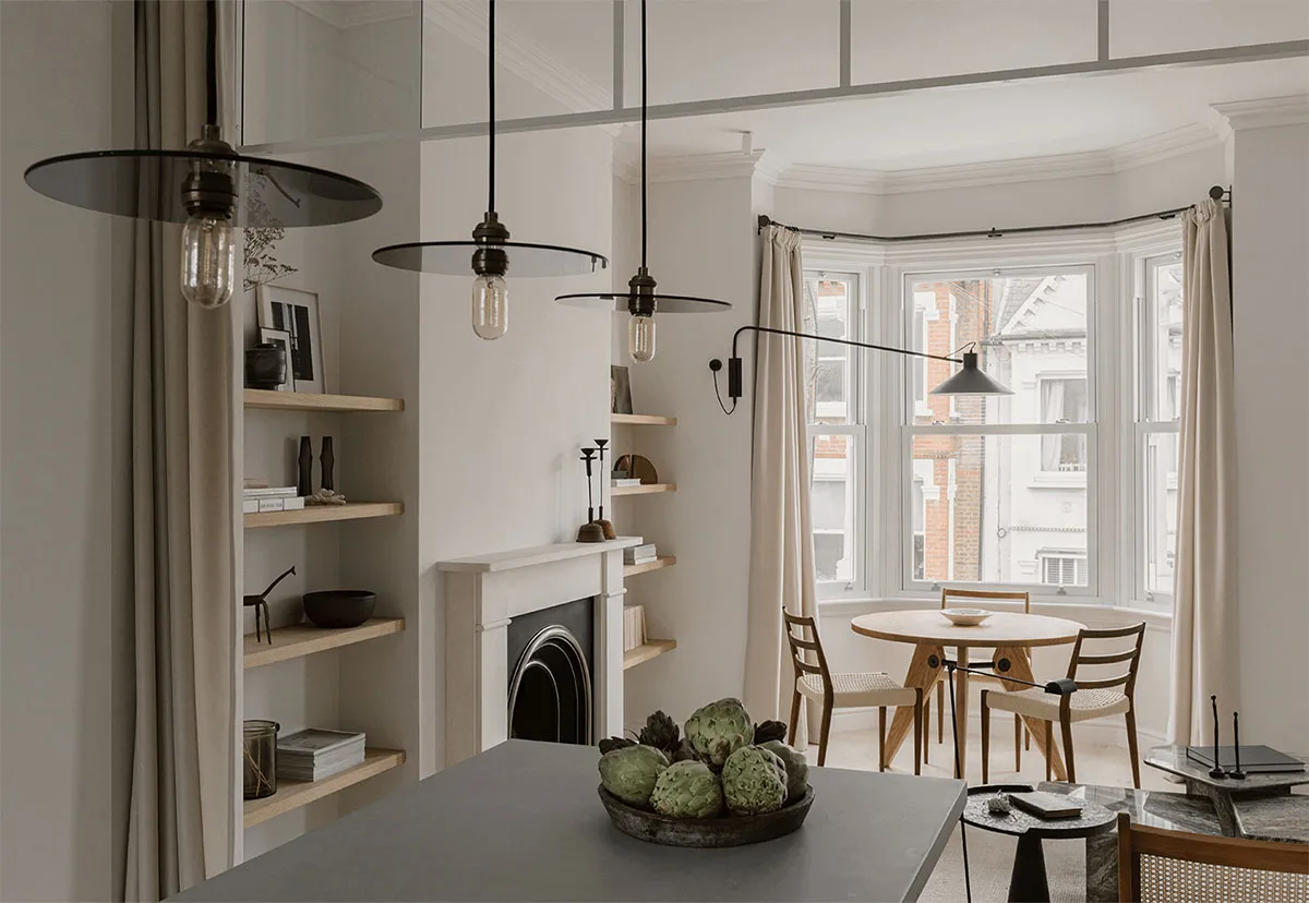 Serenity and Harmony: A Peaceful Interior for a French Couple in London